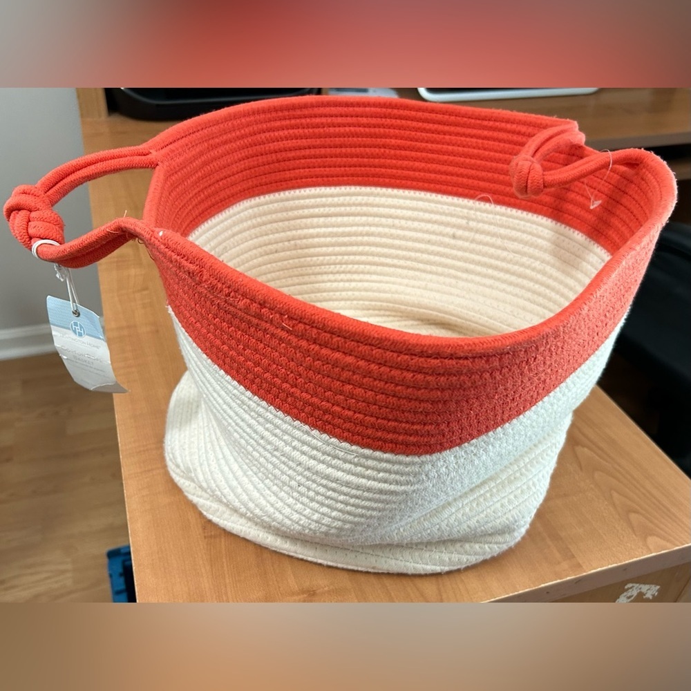 New Huntington home cotton rope basket decoration home decor